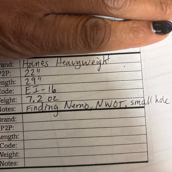 Vintage Hanes Heavyweight Finding Nemo Pixar Shirt L White Graphic Promotional - Picture 9 of 9